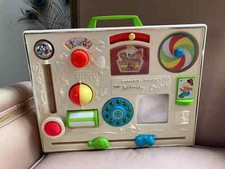 26⚜️ Ancien Tableau D'activité et D'éveil Fisher Price Vintage Authentique
