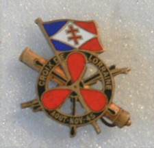 MARINE FREGATE CROIX DE LORRAINE COURTOIS *