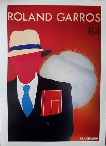 Affiche poster roland garros - roland,