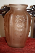 vase art déco en verre