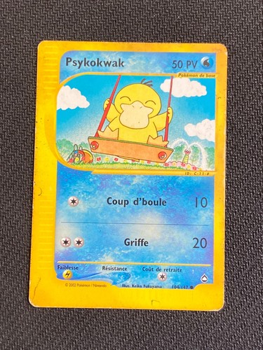 Carte pokémon psykokwak - carte,