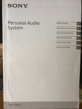 NOTICE Système Audio Sony