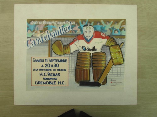 Maquette pour hockey club - pour,
