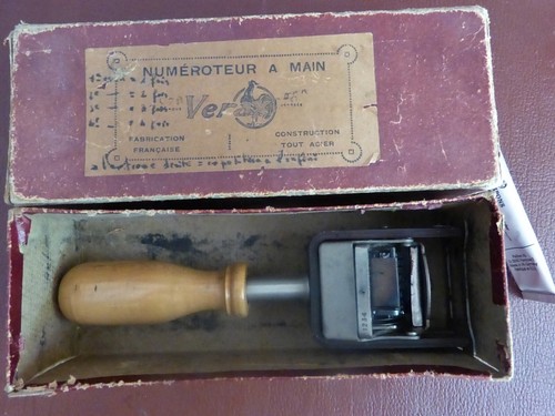 Ancien tampon encreur - ancien,