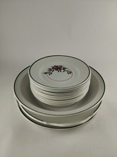 Lot Service Desserts Assiettes Plats Porcelaine Montereau HBCM Modèle Simone