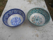 2 Ancien gros grand bol jatte