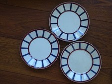 CREIL HBCM 3 ANCIENNES SOUCOUPES A CHOCOLAT EN FAIENCE MODELE BEARN