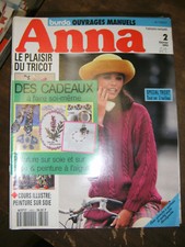 Anna - Burda Ouvrages Manuels N°2 1993 Patron Tricot Peinture à l'aiguile Poupée