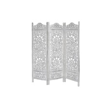 Paravent DKD Home Decor Blanc