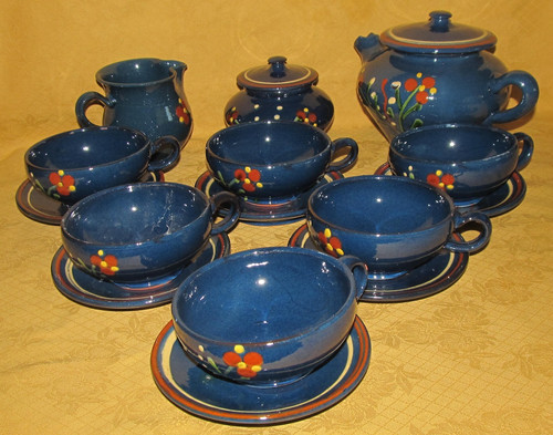 Service thé café poterie - service,