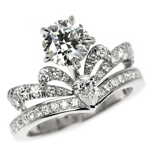 Bague diamant chaumet pt950 - bague,