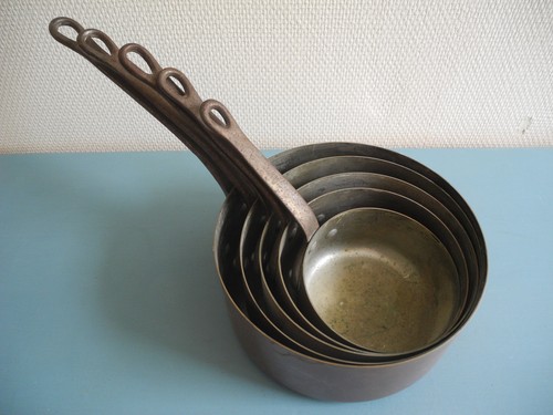 Casseroles cuivre étamé - 5,