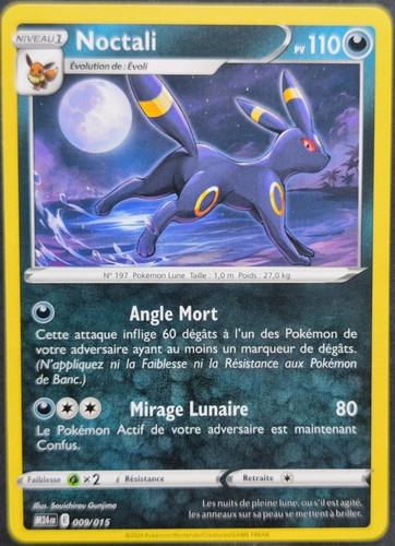 Carte pokémon noctali - pokémon, 009/015