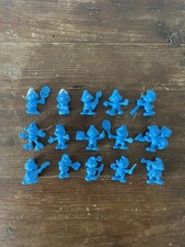 Série 15 Figurines Schtroumpf Smurf bleu Publicitaire OMO Vintage PEYO 80's 1983