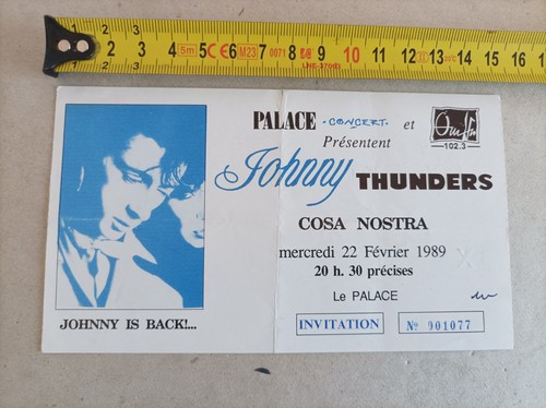 Ticket billet concert johnny - ticket,