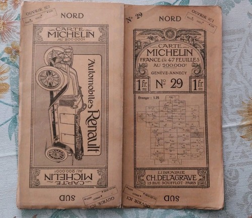 Carte michelin n - carte,
