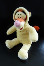 C4. Doudou peluche Disney Nicotoy TIGROU combinaison jaune rose orange 23c NEUF*