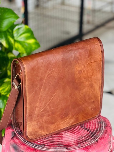 Sac messager cuir - messager, en