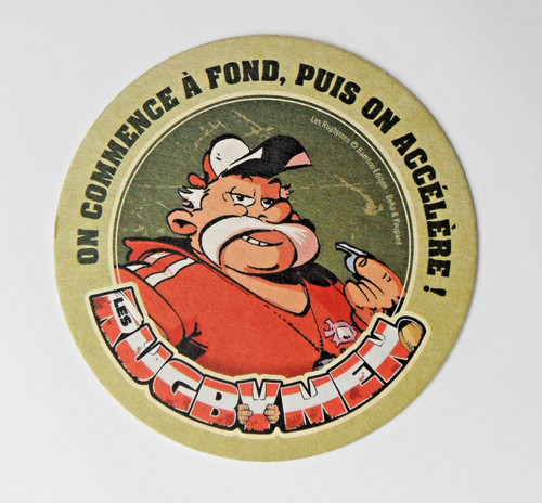 Sous bock bière rugbymen la - sous,