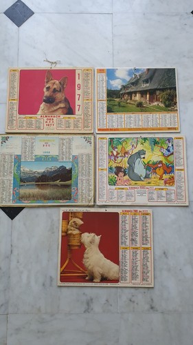 Almanach calendrier ptt - almanach, la