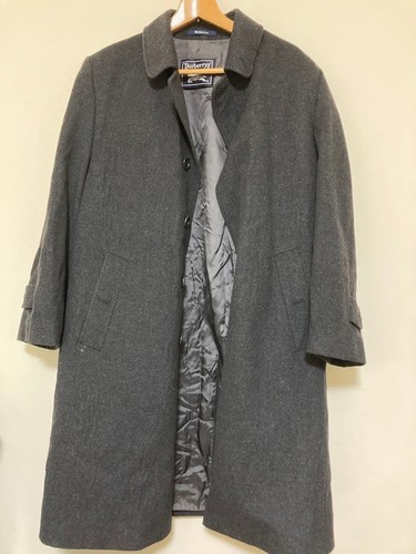 Manteau long gris burberry - gris,