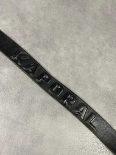 Ceinture cuir noir vintage Y2K