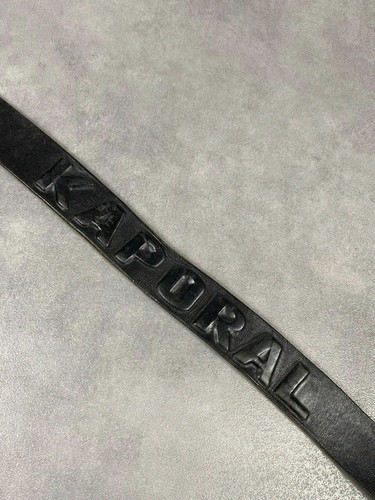 Ceinture cuir noir - , y2k