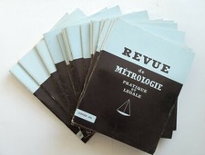 Revue de Métrologie pratique et légale, photos, schémas, 15 numéros, 1978-1979
