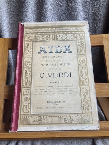 Verdi aïda partition chant - aïda,