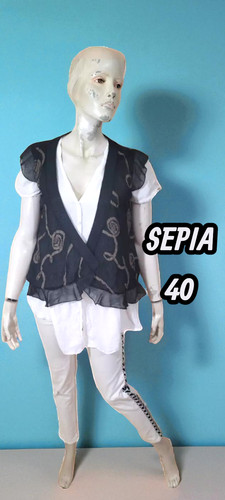 Sepia taille superbe gilet - 40,