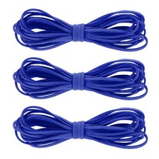 3Pcs corde plate simili cuir