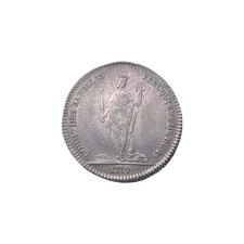 Jeton Louis XV corporation des barbiers-perruquiers 1719