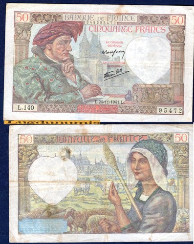 Francs jacques coeur - 50,