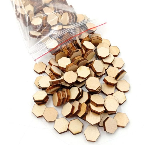 100 pcs ornements - 100, bois