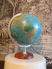 VINTAGE-GLOBE TERRESTRE LUMINEUX-SCAN-GLOBE-DESIGN 90