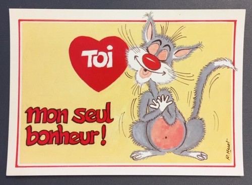 Carte postale humoristique - postale,