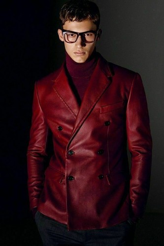 Blazer cuir agneau 100 - en, 100%