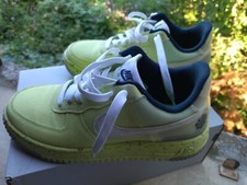 baskets Nike air force 1 jaune mouchetées