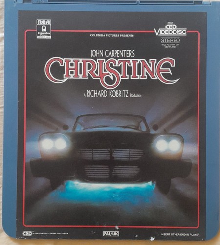 Rca ced videodisc christine - rca,