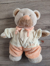 DOUDOU PELUCHE OURS JAUNE