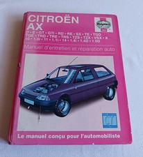 REVUE TECHNIQUE AUTOMOBILE CITROEN AX MANUEL ENTRETIEN RARE 