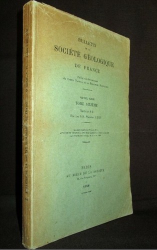 Bulletin societe geologique - societe,