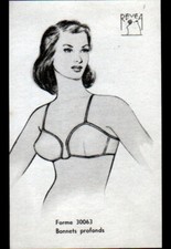 LYON (69) SOUS-VETEMENT Revea / MODE "REVEL Freres" Tract-Etiquette période 1950