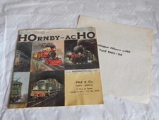 Vintage toy train catalogue Tri-ang and Hornby ACHO French 1965-66