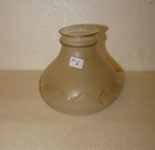 N°6, ANCIENNE PETITE VERRINE OU TULIPE EN VERRE DEPOLI