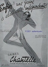 Publicite chantelle gaine - chantelle,