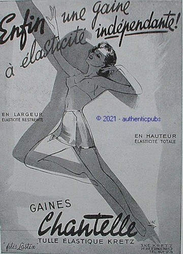 Publicite chantelle gaine - chantelle,
