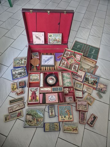 Ancienne boite jeux coffret - de,