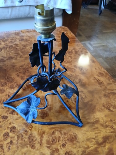 Pied lampe fer forgé - pied,