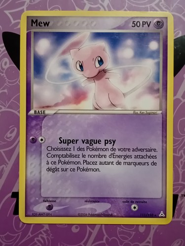 Carte pokémon mew secrète - mew,